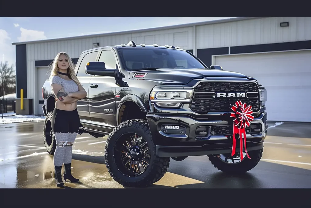 nickaskew_lifted_truck_special_price_bow_on_car_suprised_woman_pattersontrucks